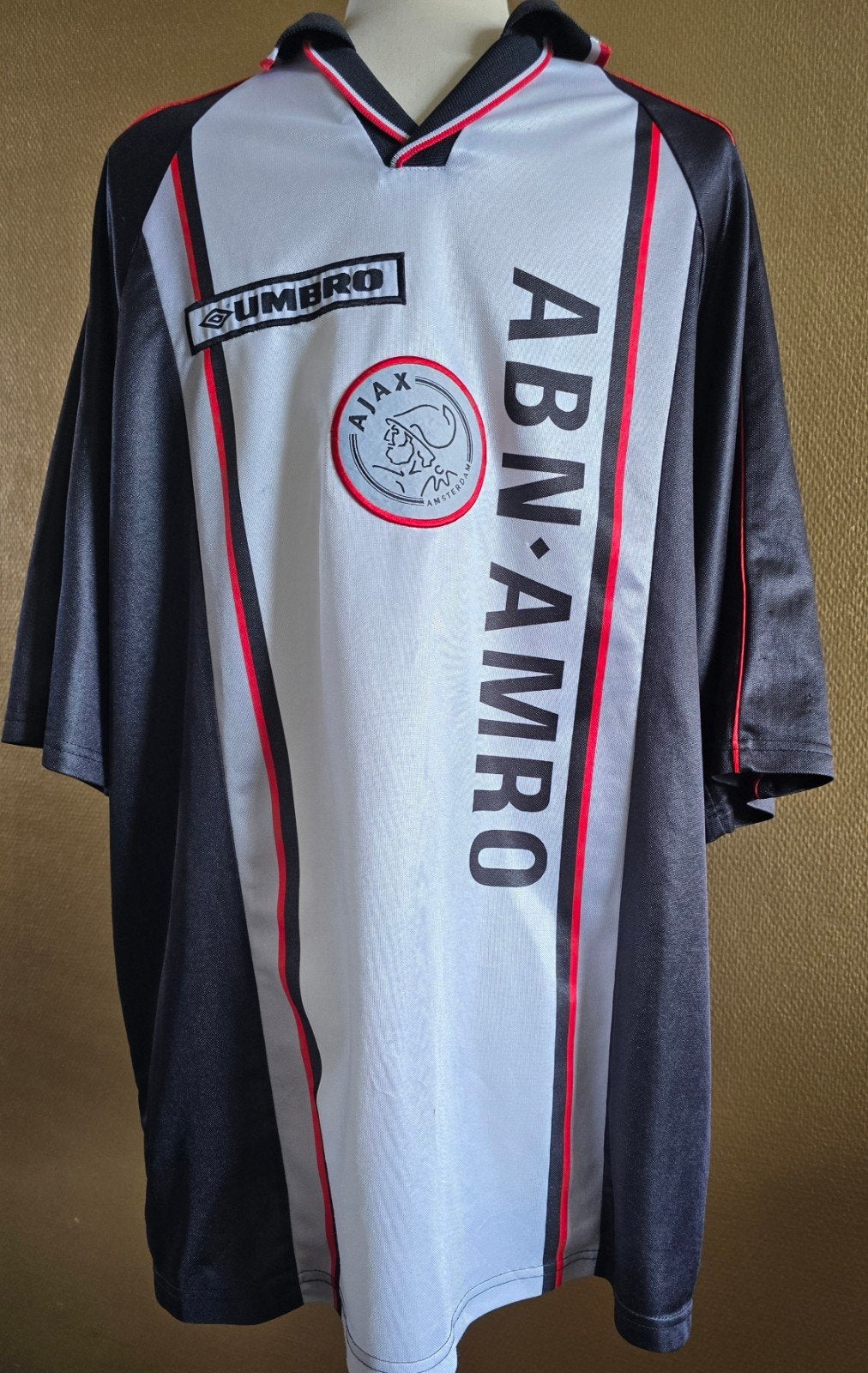 Origineel Vintage Ajax Uitshirt 1998/1999 – Umbro ABN AMRO, Ophalen of Verzenden, Zo goed als nieuw, Ajax, Shirt
