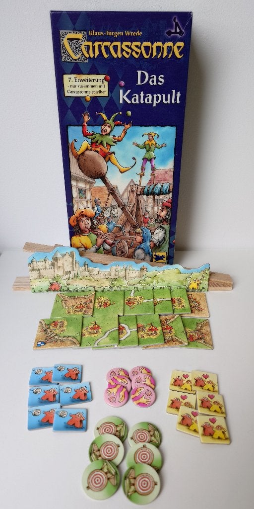 Carcassonne Das Katapult (C1 edition), Vijf spelers of meer, Ophalen of Verzenden, Gebruikt, Hans im Glück