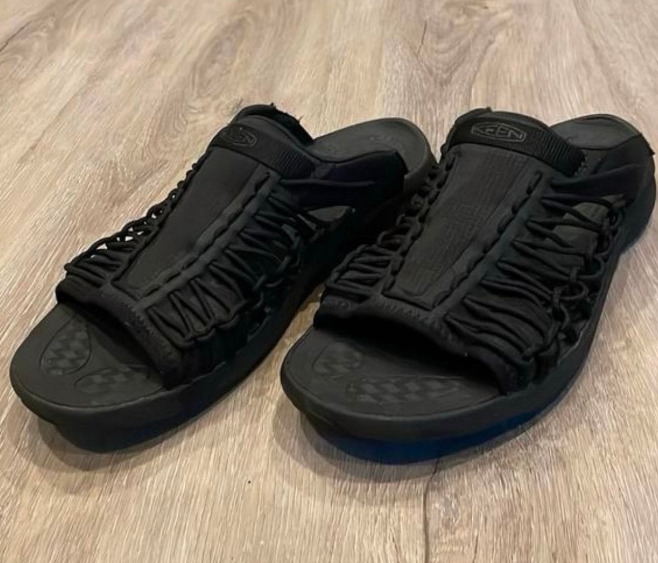 Keen Uneek (water)slippers mt 40 zgan, Slippers, Verzenden, Zwart, Nieuw