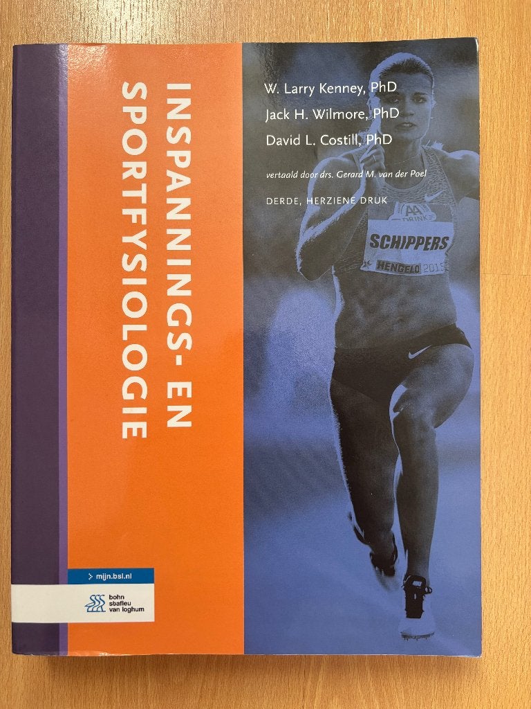 Boek inspannings- en sportfysiologie, Boeken, Ophalen of Verzenden, Beta, Gelezen, HBO