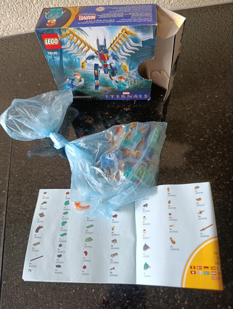 LEGO Marvel Eternals 76145 - Luchtaanval van de Eternals, Gebruikt, Marvel, Lego, Compleet