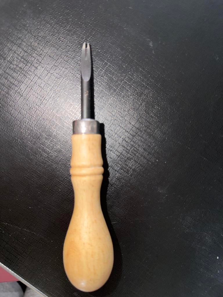 Houtsnijgereedschap met houten handvat, Ophalen of Verzenden, Zo goed als nieuw