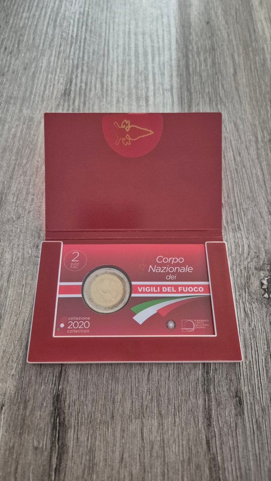 Italië 2 € “80 Corpo Nazionale dei Vigili del Fuoco” 2020, Postzegels en Munten, Verzenden, Buitenland, Munten