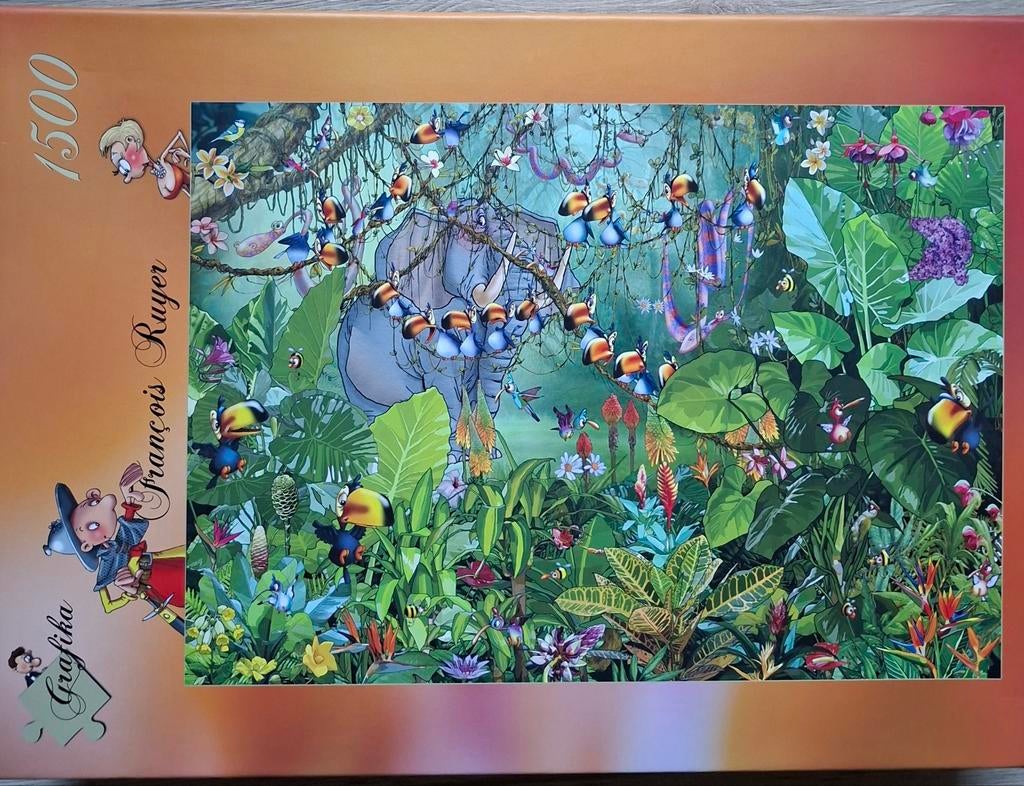 Puzzel 1500st, Ophalen, 500 t/m 1500 stukjes, Zo goed als nieuw