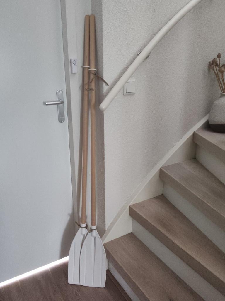 Decoratieve roeispanen - Houten peddels, Ophalen, Zo goed als nieuw