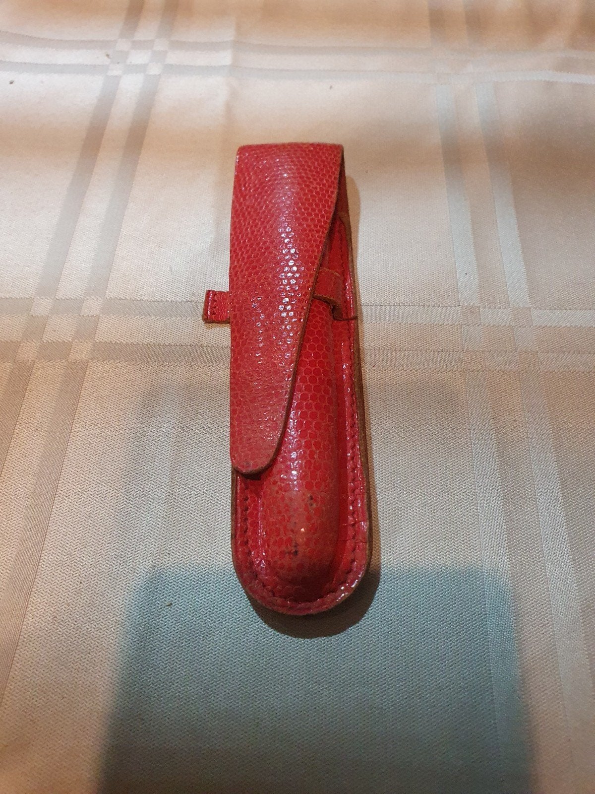 etui antiek leer vulpen, Ophalen of Verzenden, Gebruikt, Vulpen, Overige merken