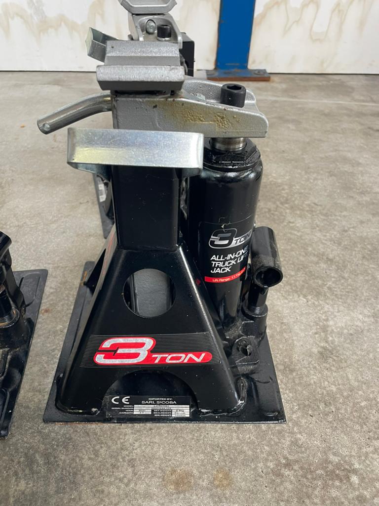 4x 3 Ton Hydraulische Potkrik / Truckkrik, Auto diversen, Ophalen, Hydraulisch, Potkrik
