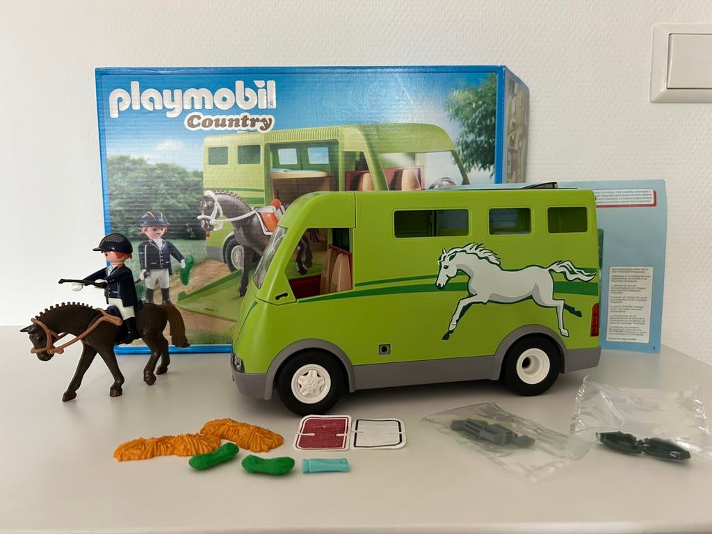 Playmobil paardentrailer er missen onderdelen, Ophalen of Verzenden, Gebruikt