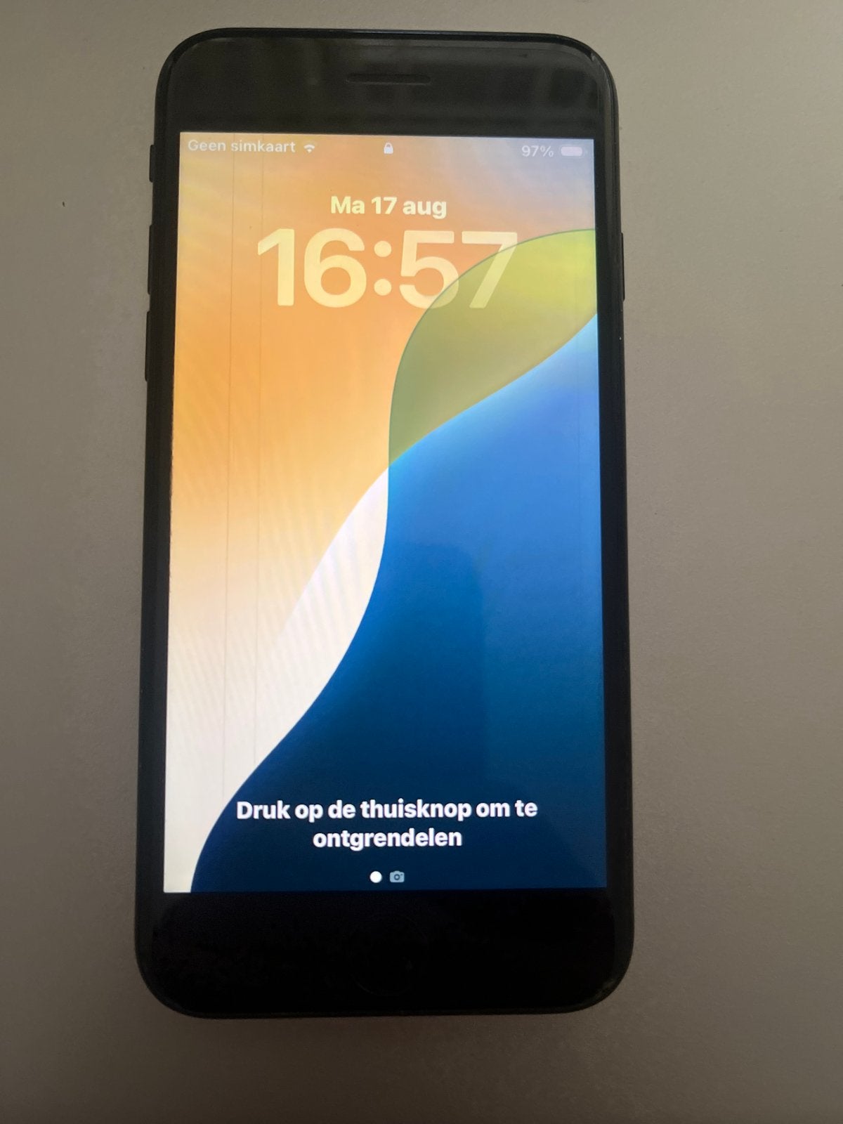 iPhone SE (2020) - Krasvrij scherm met oplader, Ophalen, Zwart, Zo goed als nieuw, 64 GB