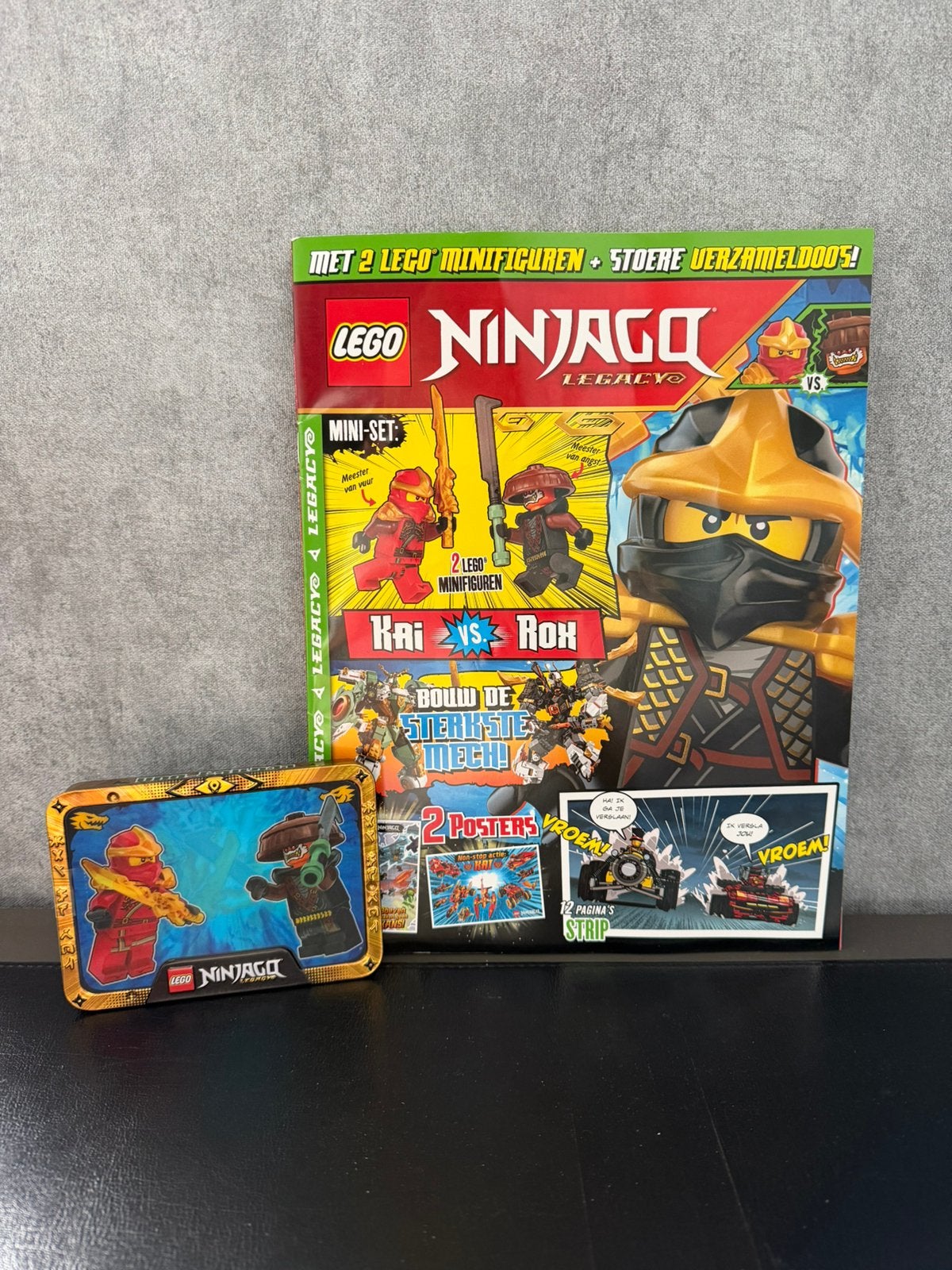 Lego Ninjago legacy magazine met Kai ZX, Inclusief minifiguren, Lego, Ophalen of Verzenden, Zo goed als nieuw