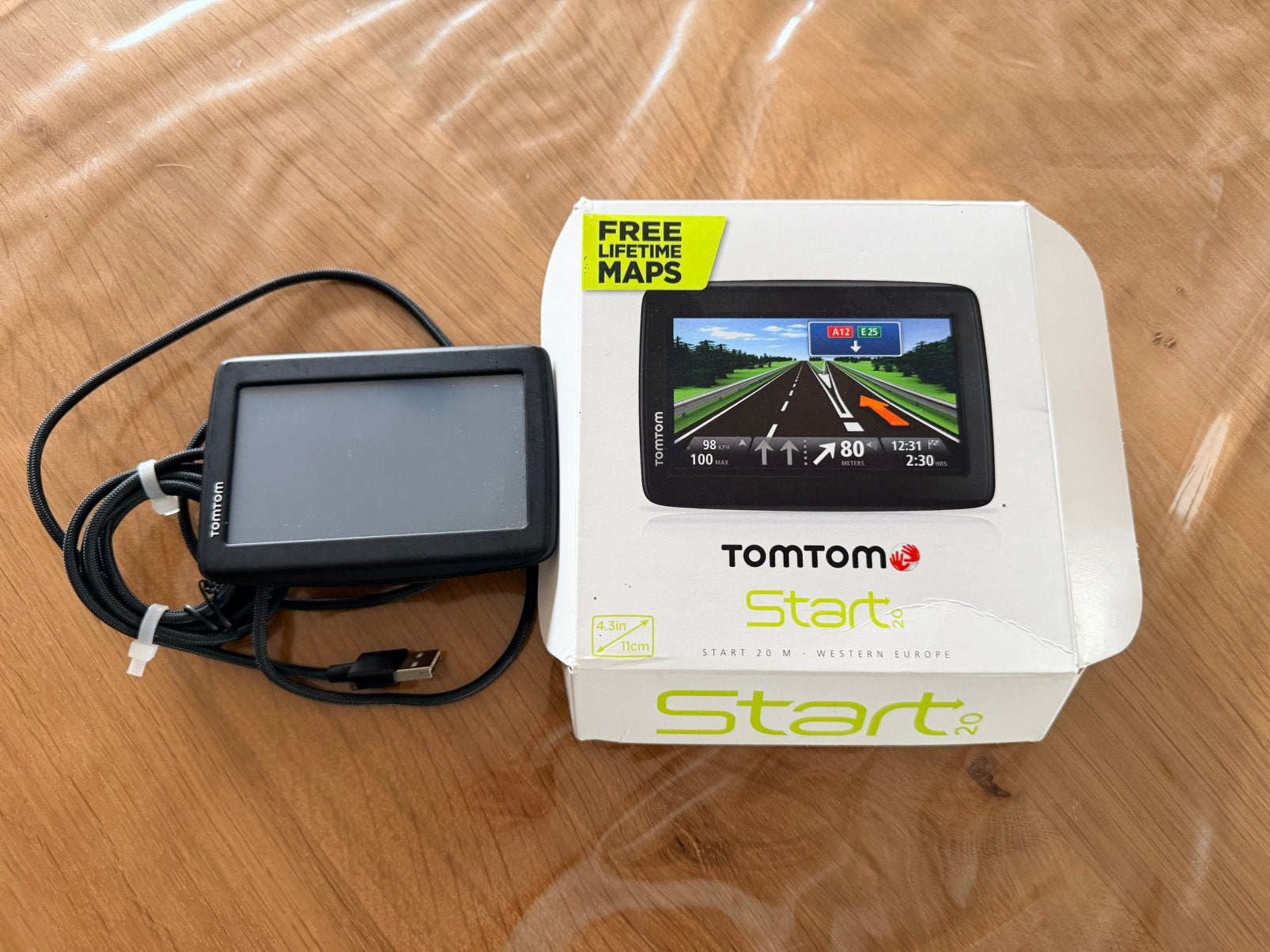 Tomtom Start 20, Ophalen, Gebruikt