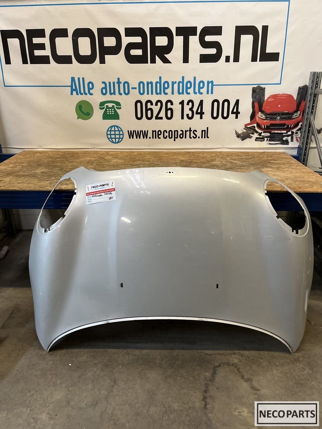 MINI COOPER R55 R56 MOTORKAP ORGINEEL, Gebruikt, -, -, Ophalen of Verzenden