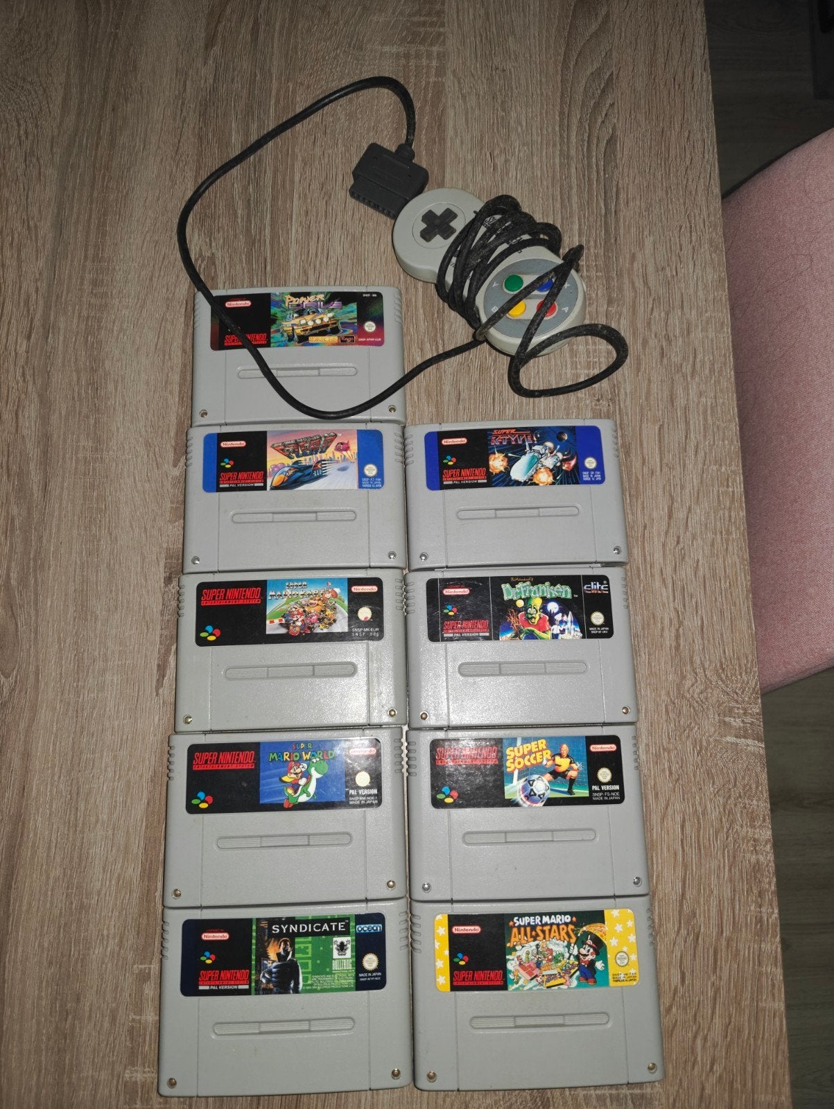 Super Nintendo (SNES) Spellen + Originele Controller, Ophalen, Gebruikt, Overige genres, 2 spelers