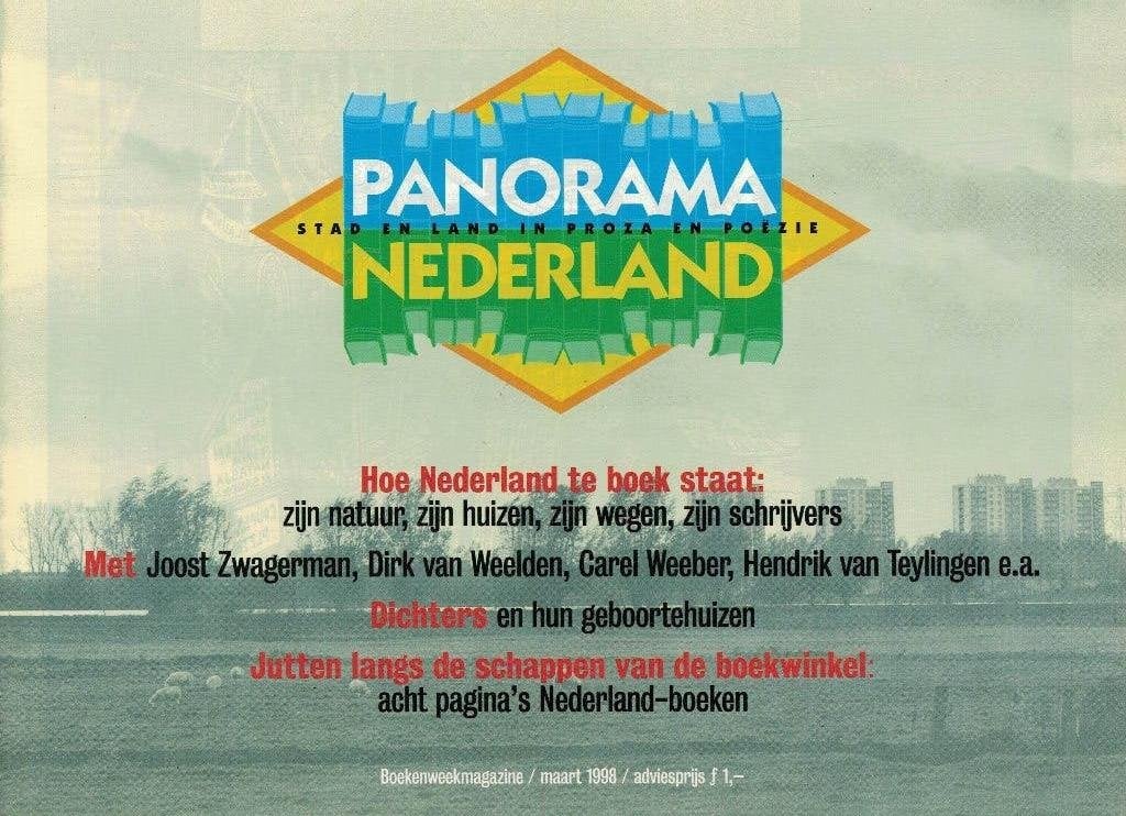 Panorama Nederland - Stad en land in proza en poëzie., Verzenden, Zo goed als nieuw, Krant