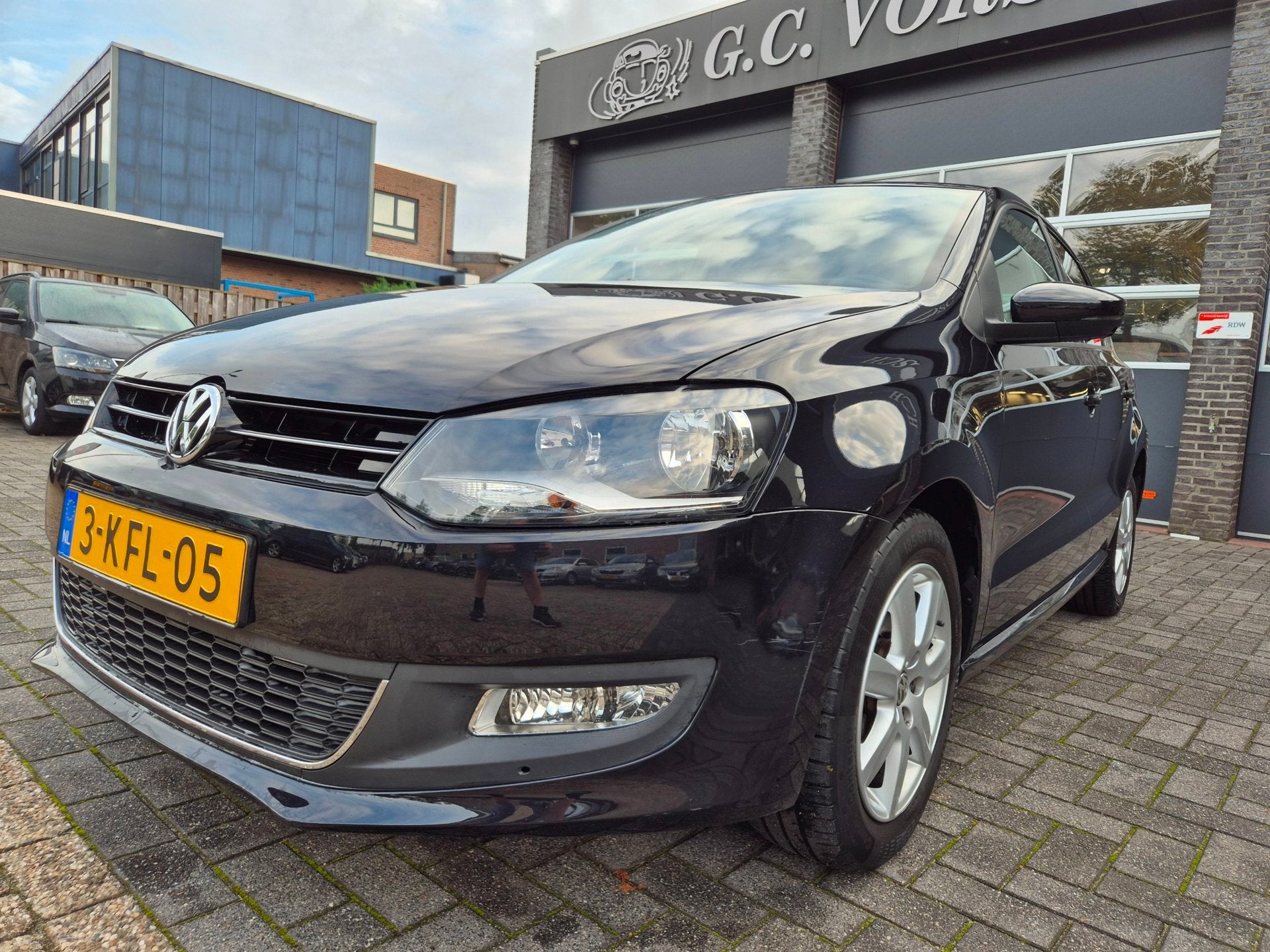 Volkswagen Polo 1.2 TSI BlueMotion Highline Edition, Auto's, Voorwielaandrijving, Euro 5, 4 cilinders, Zwart