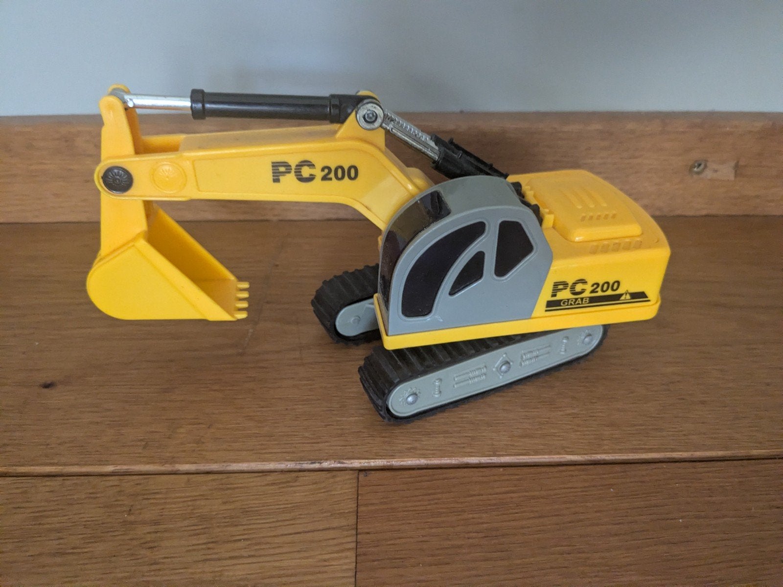 speelgoed kraan pc200 met rubsbanden, Ophalen of Verzenden, Gebruikt