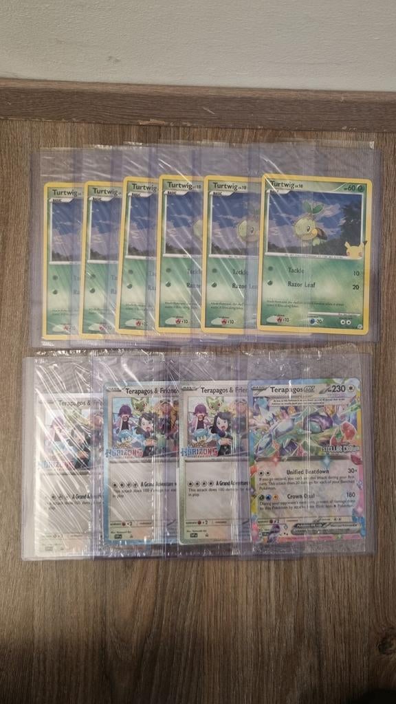 Pokémon Jumbo Promo – Turtwig 3 Starter, Terapagos & Friends, Ophalen of Verzenden, Nieuw, Losse kaart