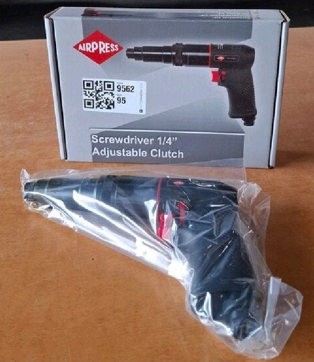 Nieuwe Airpress pneumatische schroevendraaier 1/4", Ophalen of Verzenden, Nieuw