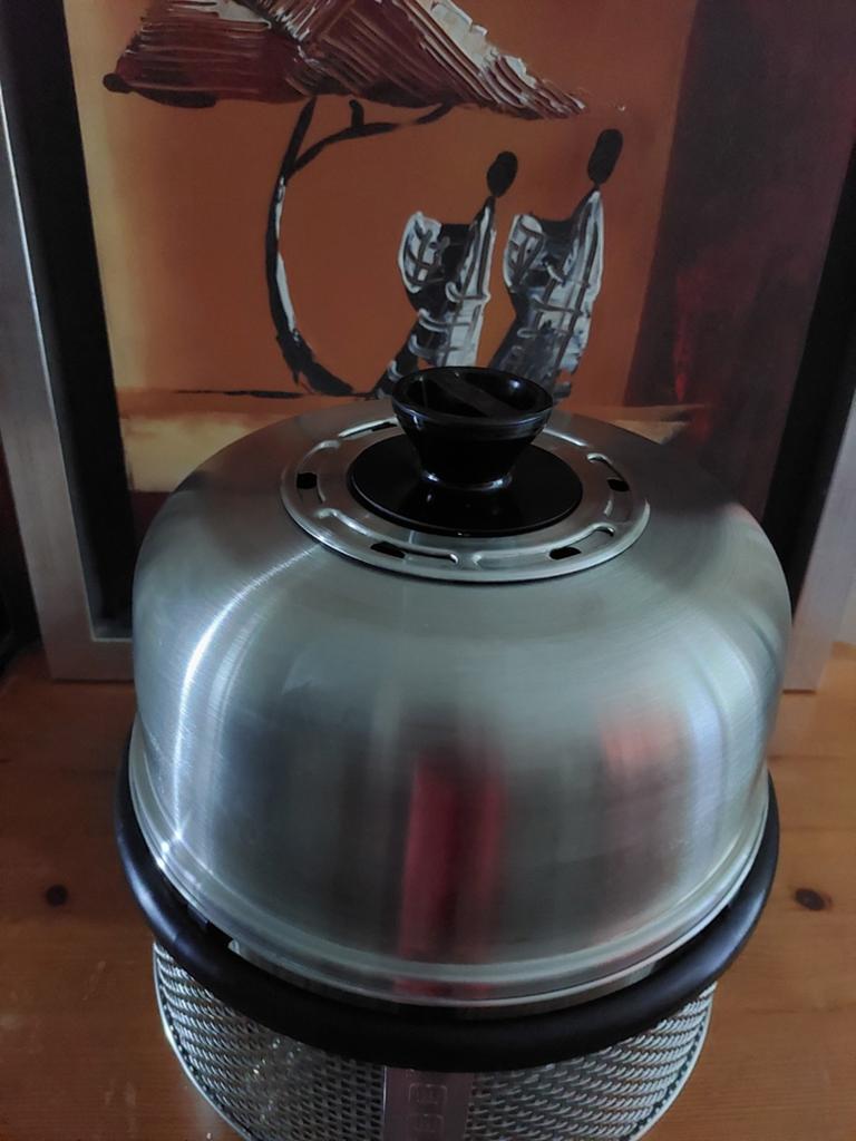 Z.g.a.n Cobb Premier Air BBQ ( 7 ), Tuin en Terras, Houtskoolbarbecues, Ophalen of Verzenden, Zo goed als nieuw, COBB, Met accessoires