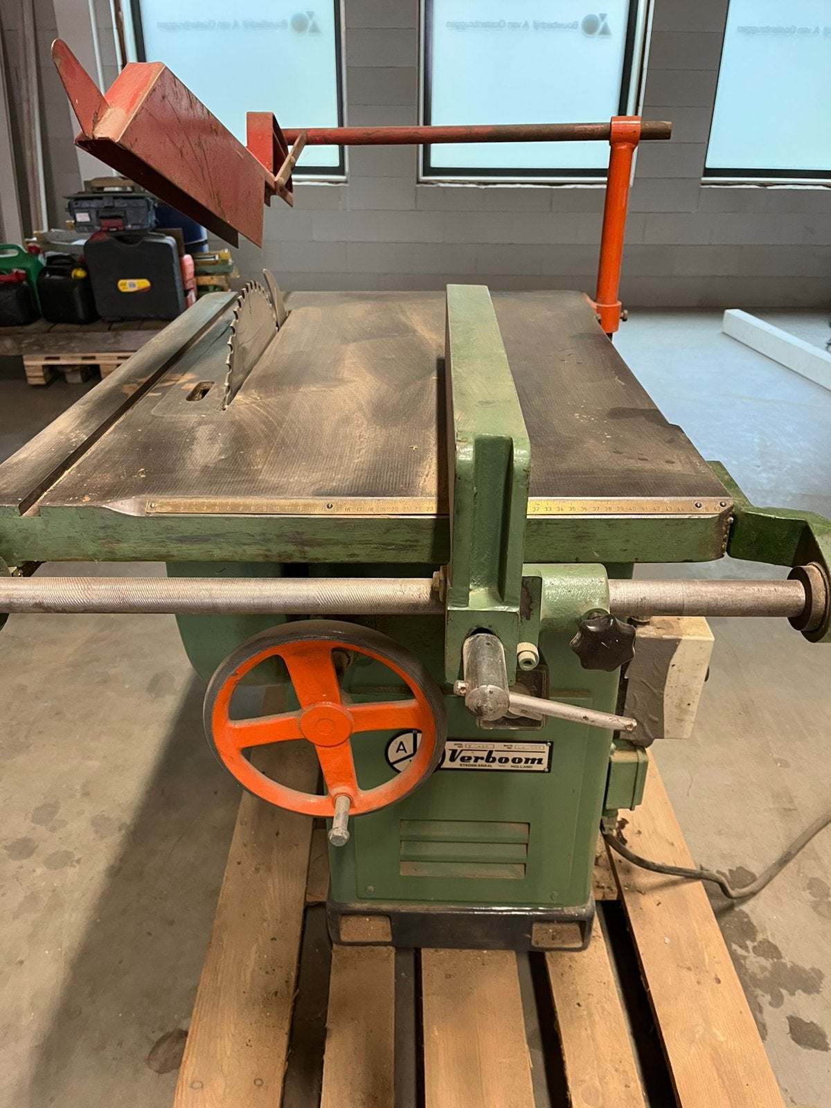 Zaagtafel professioneel, Doe-het-zelf en Verbouw, Gereedschap | Zaagmachines, Gebruikt, Cirkelzaag, 70 mm of meer, Ophalen of Verzenden