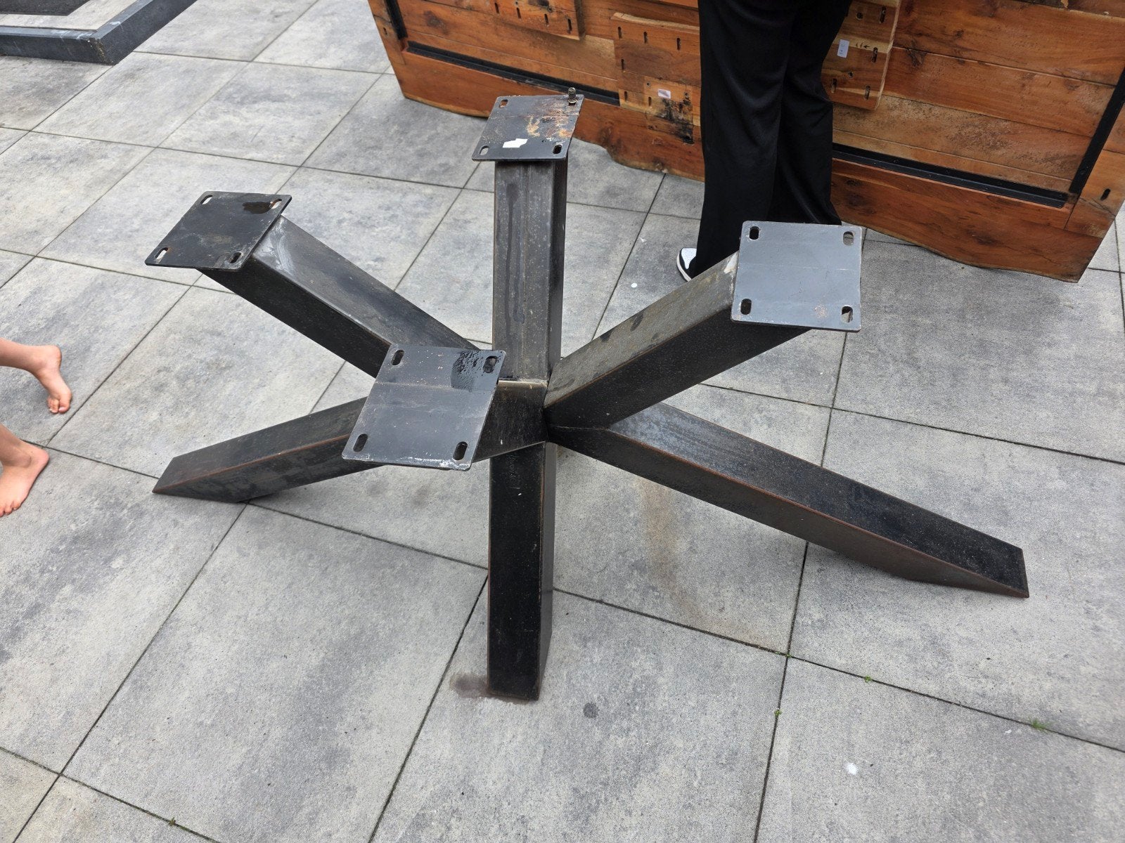 Matrix poot staal, Ophalen of Verzenden, Rechthoekig, 50 tot 100 cm
