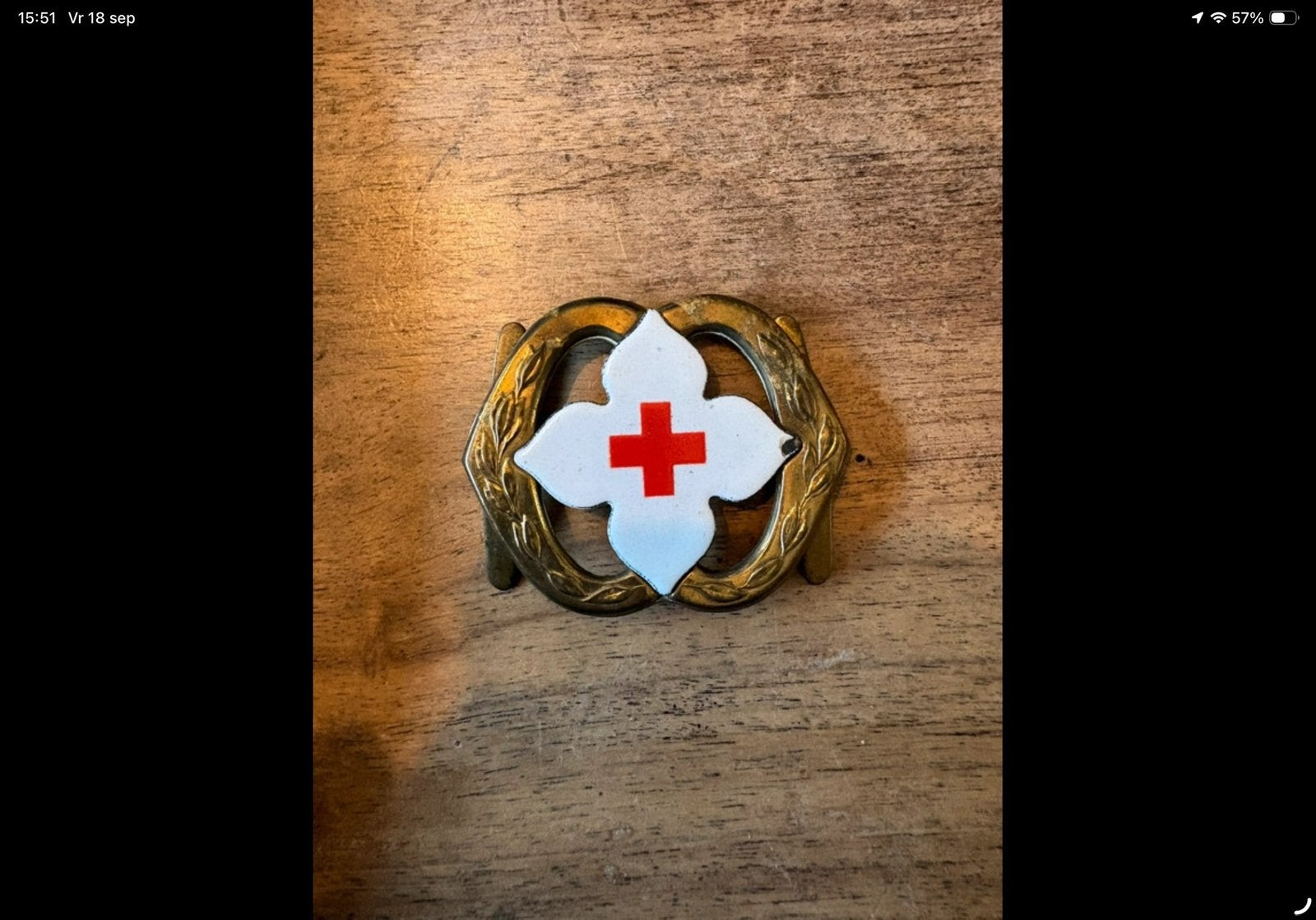 Baret Embleem Geneeskundige Troepen Nederland, Verzamelen, Ophalen of Verzenden, Landmacht, Nederland, Embleem of Badge