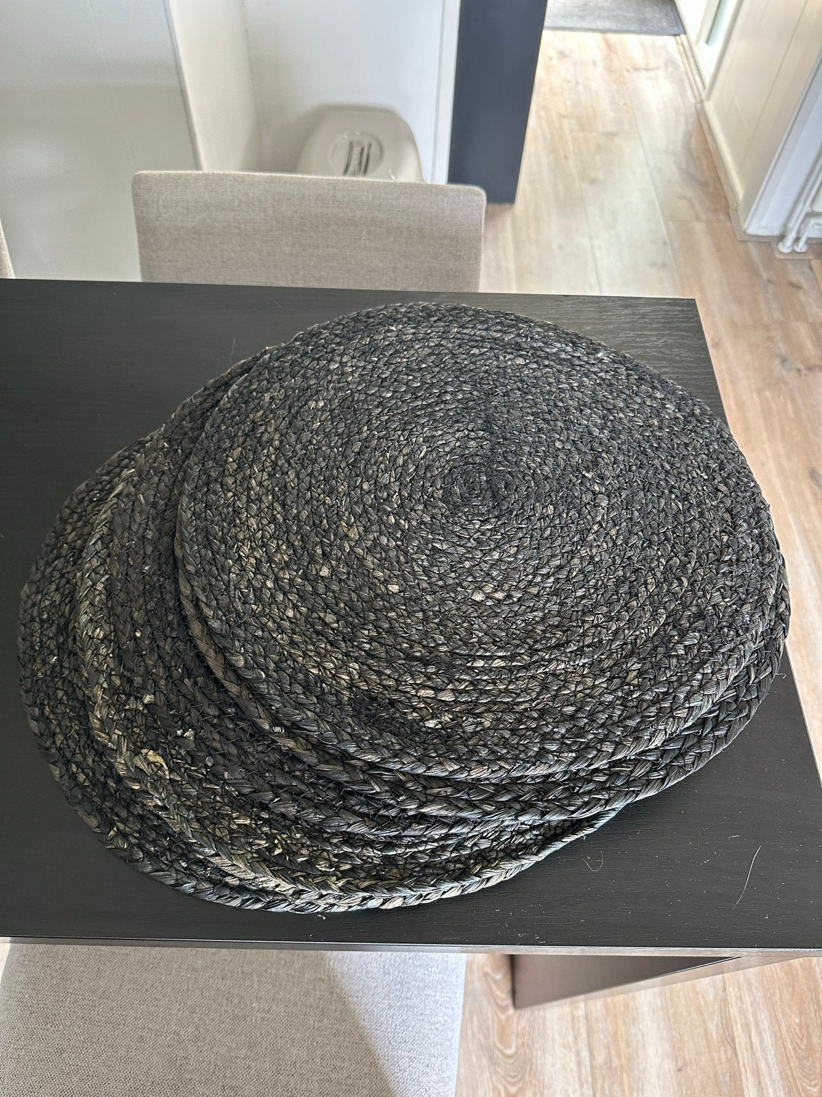8x rieten placemats van Xenos - Nieuwstaat, Ophalen of Verzenden, Nieuw, Bruin, Natuurlijk materiaal