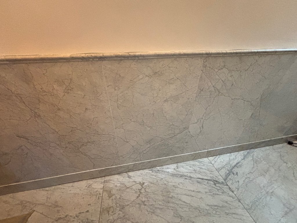 Echte Marmer zijwand gratis, Ophalen, 60 cm of meer, Gebruikt, 10 m² of meer