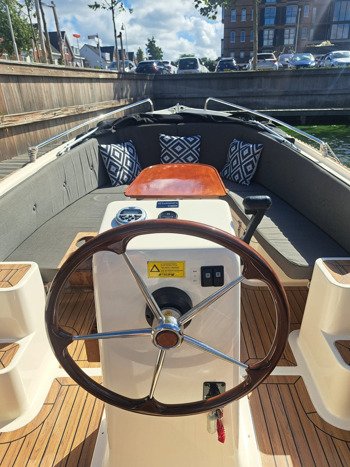 Crescent allure 21 + yamaha 20PK, Watersport en Boten, Ophalen, Zo goed als nieuw, Overige typen, Bilgepomp