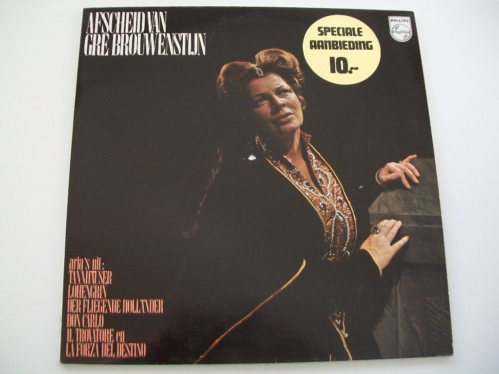 LP Afscheid van Gré Brouwenstijn, Opera of Operette, Ophalen of Verzenden, Zo goed als nieuw, Romantiek