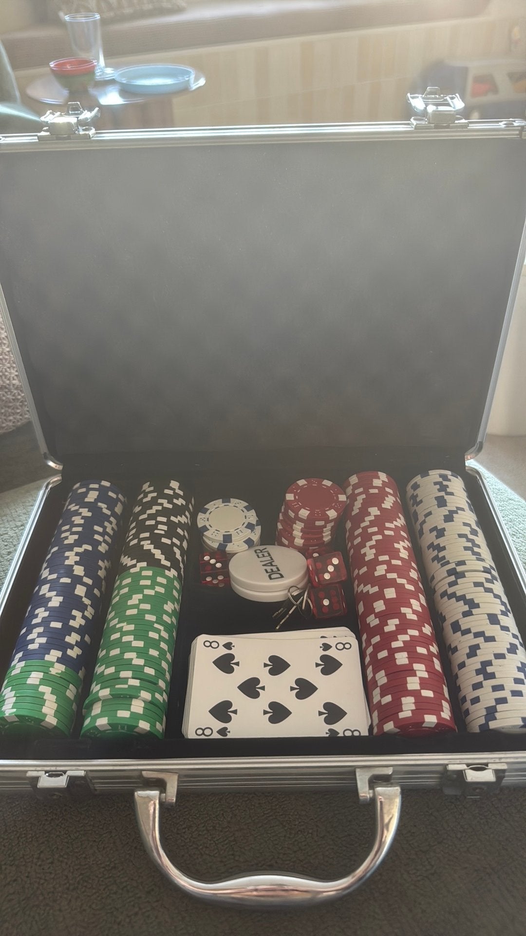 Pokerset, Ophalen of Verzenden, Zo goed als nieuw
