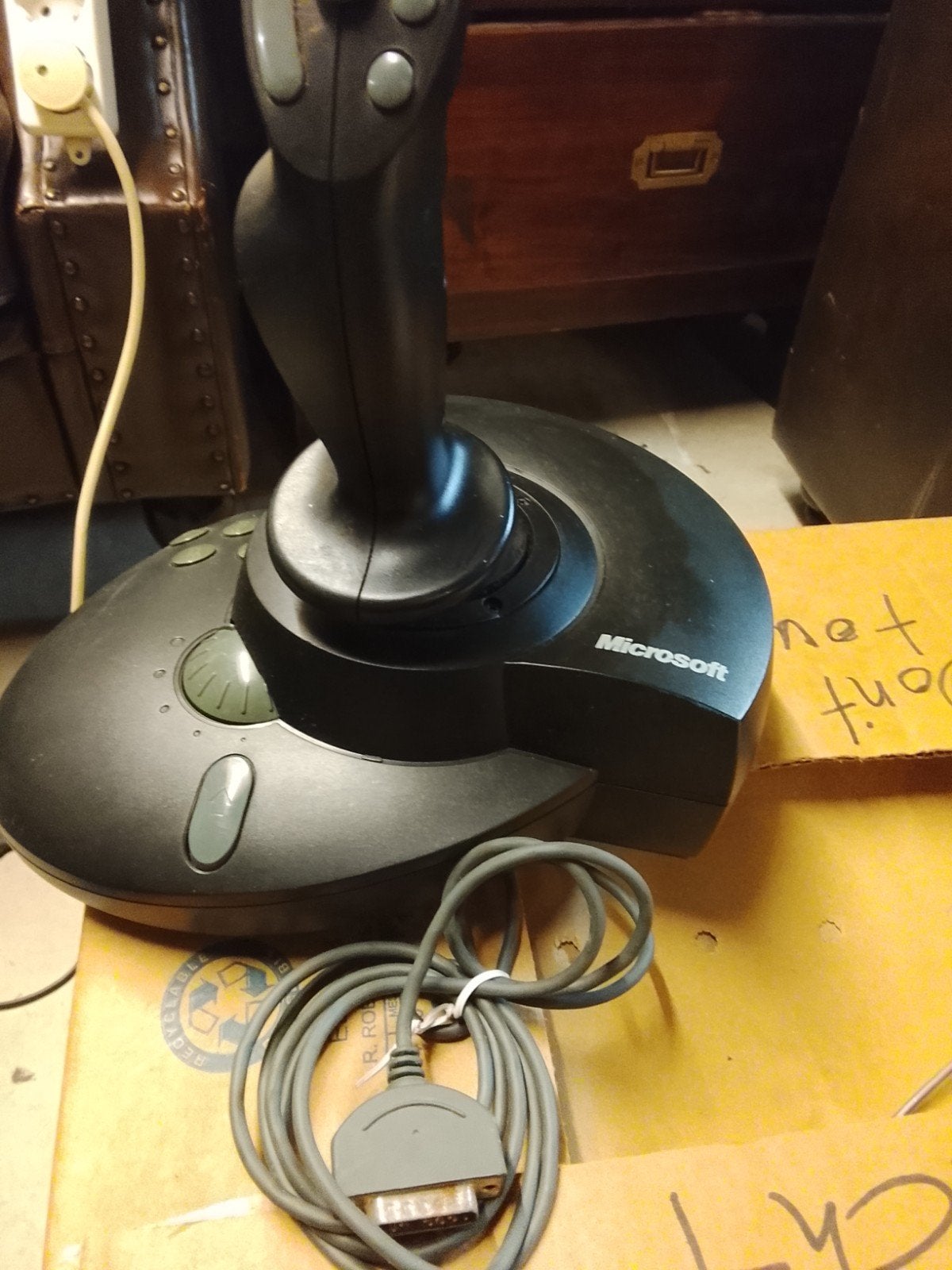 Microsoft Sidewinder Precision Pro Joystick (Vintage), Computers en Software, Joysticks, Ophalen of Verzenden, Gebruikt, Microsoft