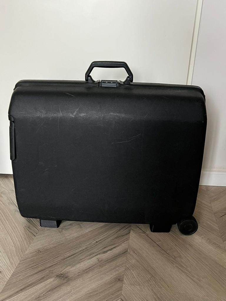Vintage Samsonite Oyster hardshell, Wieltjes, Gebruikt, Hard kunststof, Ophalen of Verzenden
