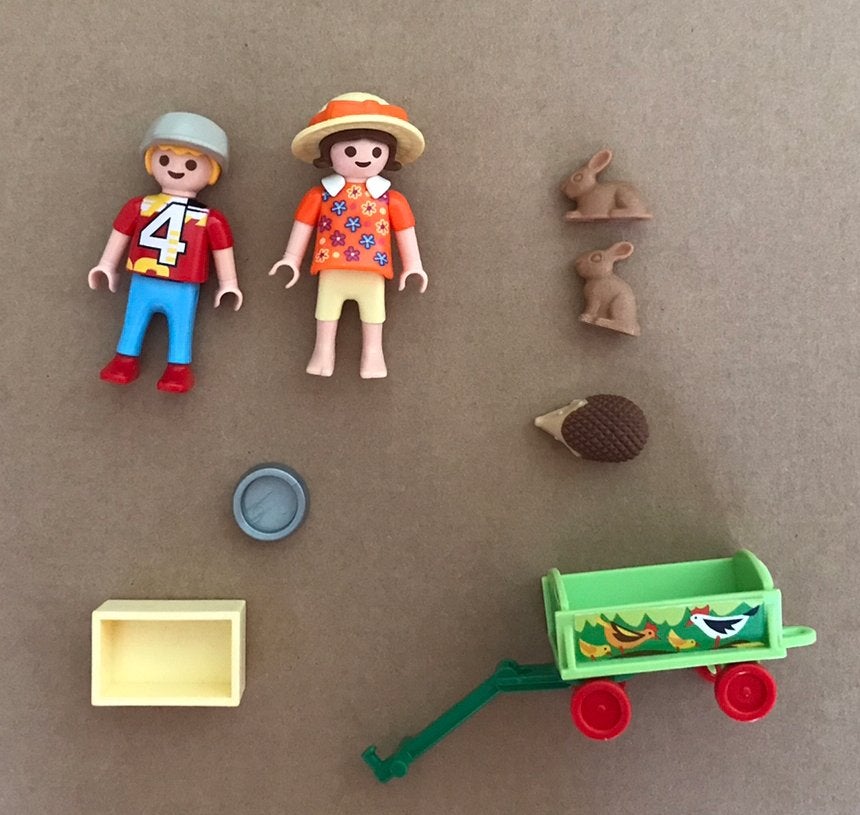 Playmobil 4349 - Bolderwagen met dieren, Kinderen en Baby's, Ophalen of Verzenden, Gebruikt