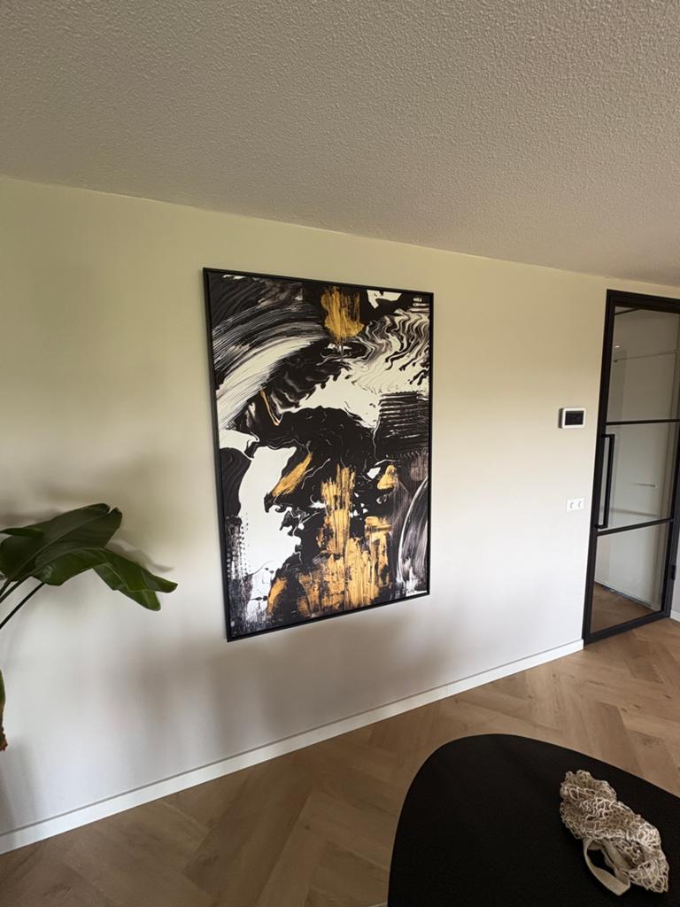 Wallfield schilderij 150cm x 100cm inclusief lijst, Ophalen of Verzenden