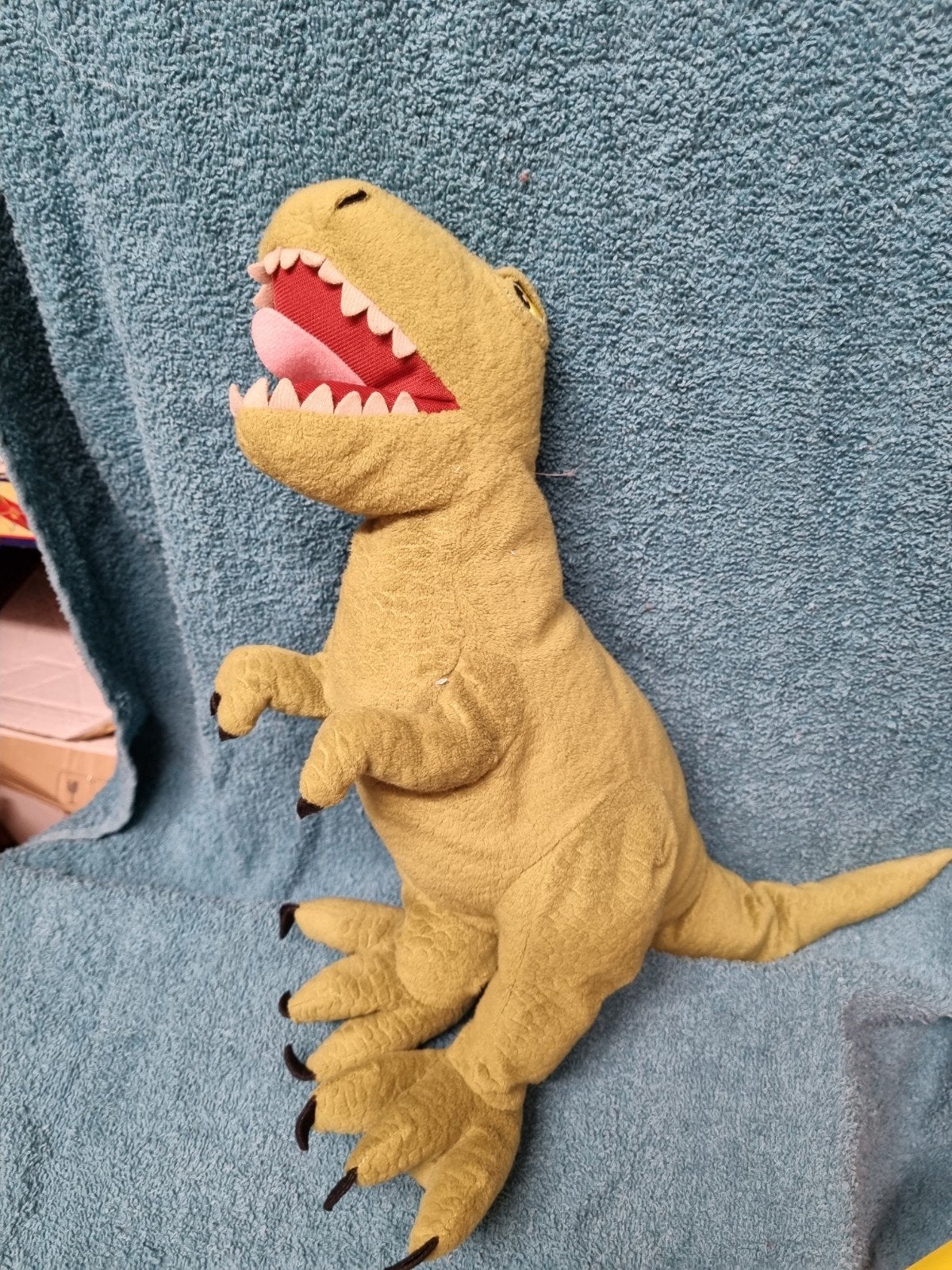 Groen dinosaurus knuffel nr 11, Ophalen of Verzenden, Overige typen