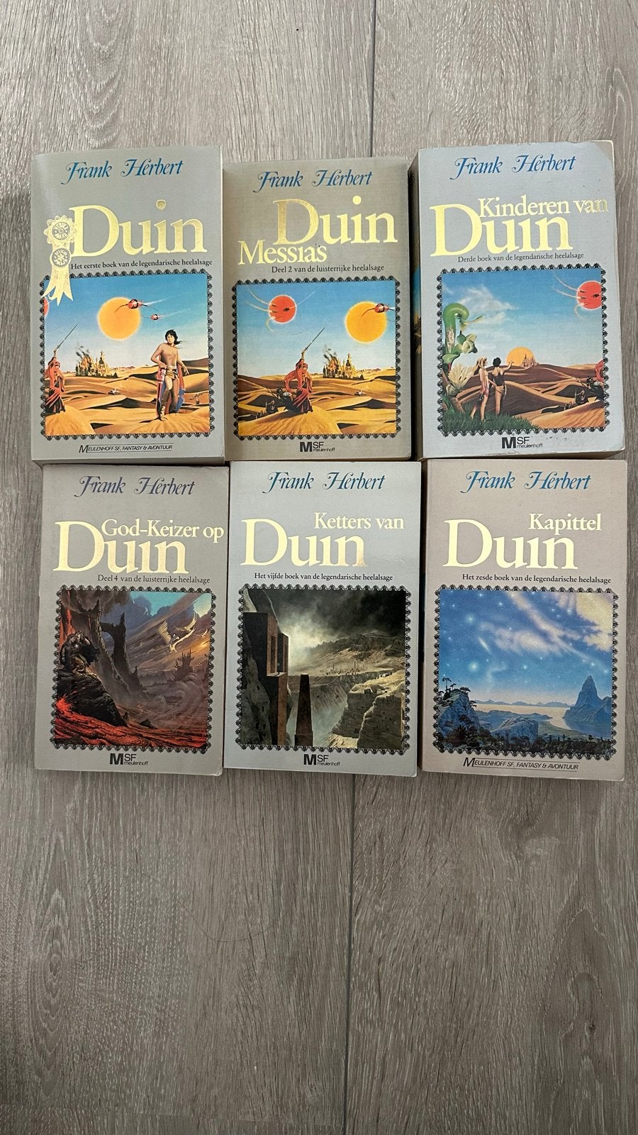 Frank Herbert - Duin Saga (6 boeken), Ophalen of Verzenden, Gelezen