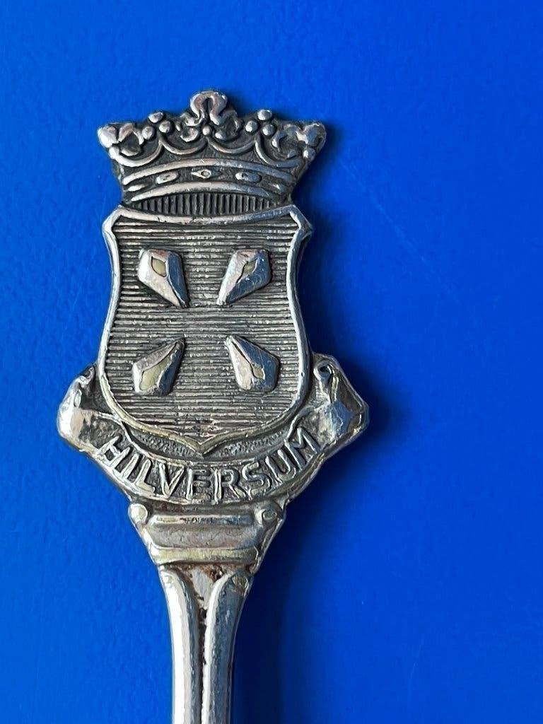 oud verzilverd theelepeltje Hilversum, Ophalen of Verzenden, Gebruikt
