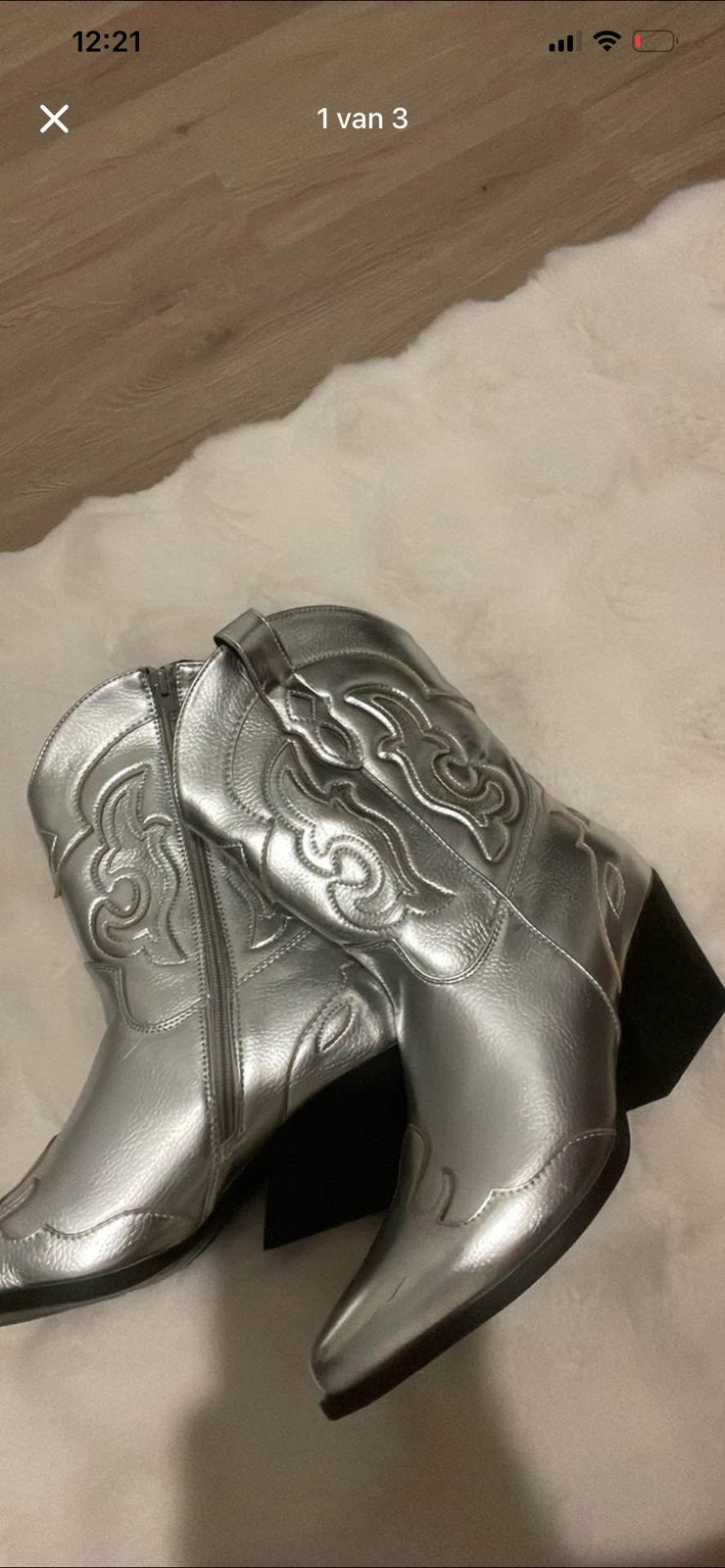 Ziengs cowboy laarzen nieuw, Ophalen of Verzenden, Nieuw, Zwart, Hoge laarzen