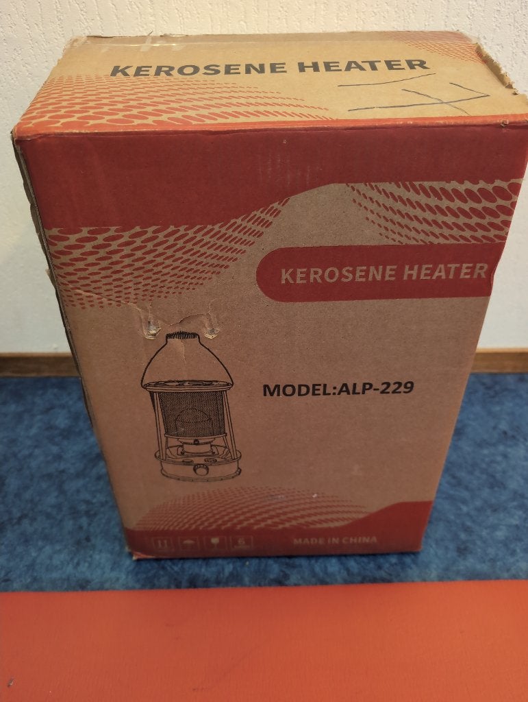 Kerosine Heater Model ALP-229 met brandstof, Ophalen, Nieuw