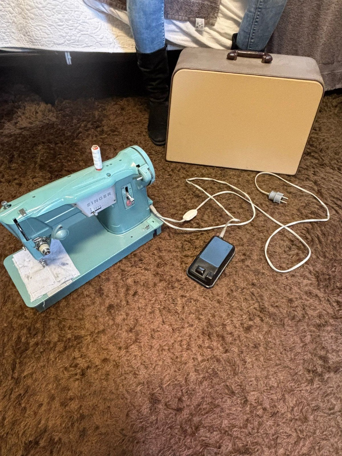 Singer naaimachine 327K (jaren 60), Ophalen, Gebruikt, Naaimachine, Singer