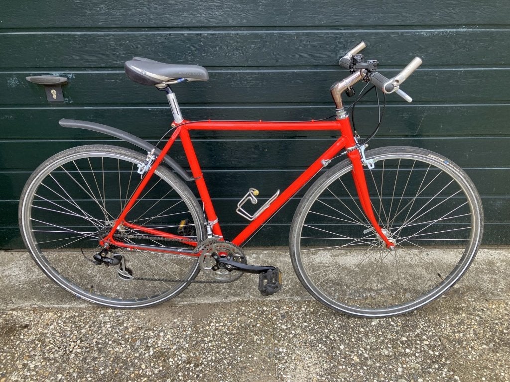 Francesco Moser sportfiets / fitnessfiets maat M 52 cm., Fietsen en Brommers, Fietsen | Racefietsen, 28 inch, Gebruikt, Staal