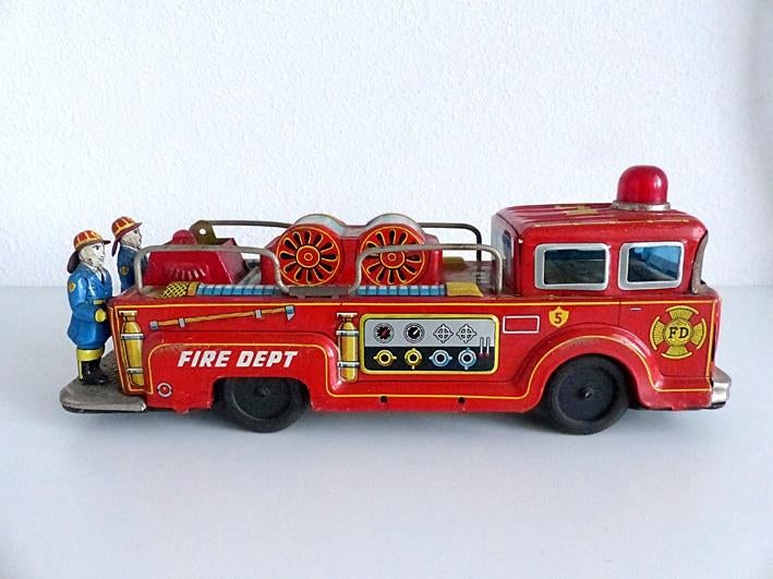 Blikken brandweerauto Japan, Ophalen of Verzenden
