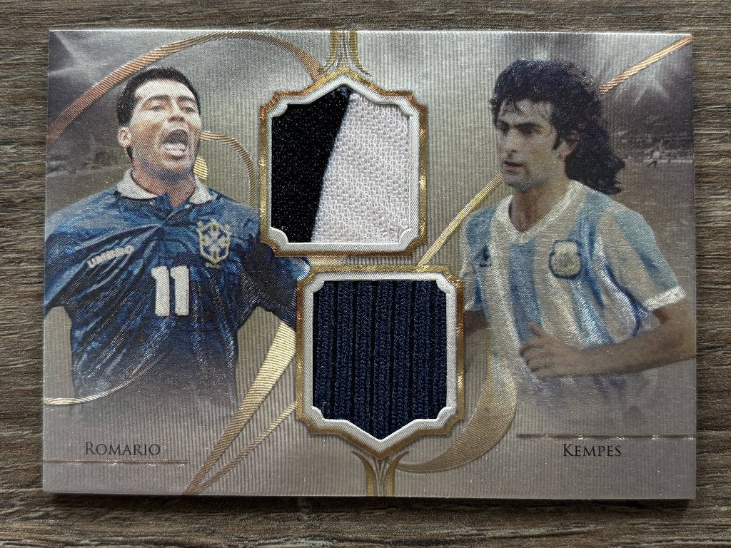 Romario & Kempes /49 Patch - Futera 2016, Verzenden, Zo goed als nieuw, Buitenlandse clubs, Spelerskaart