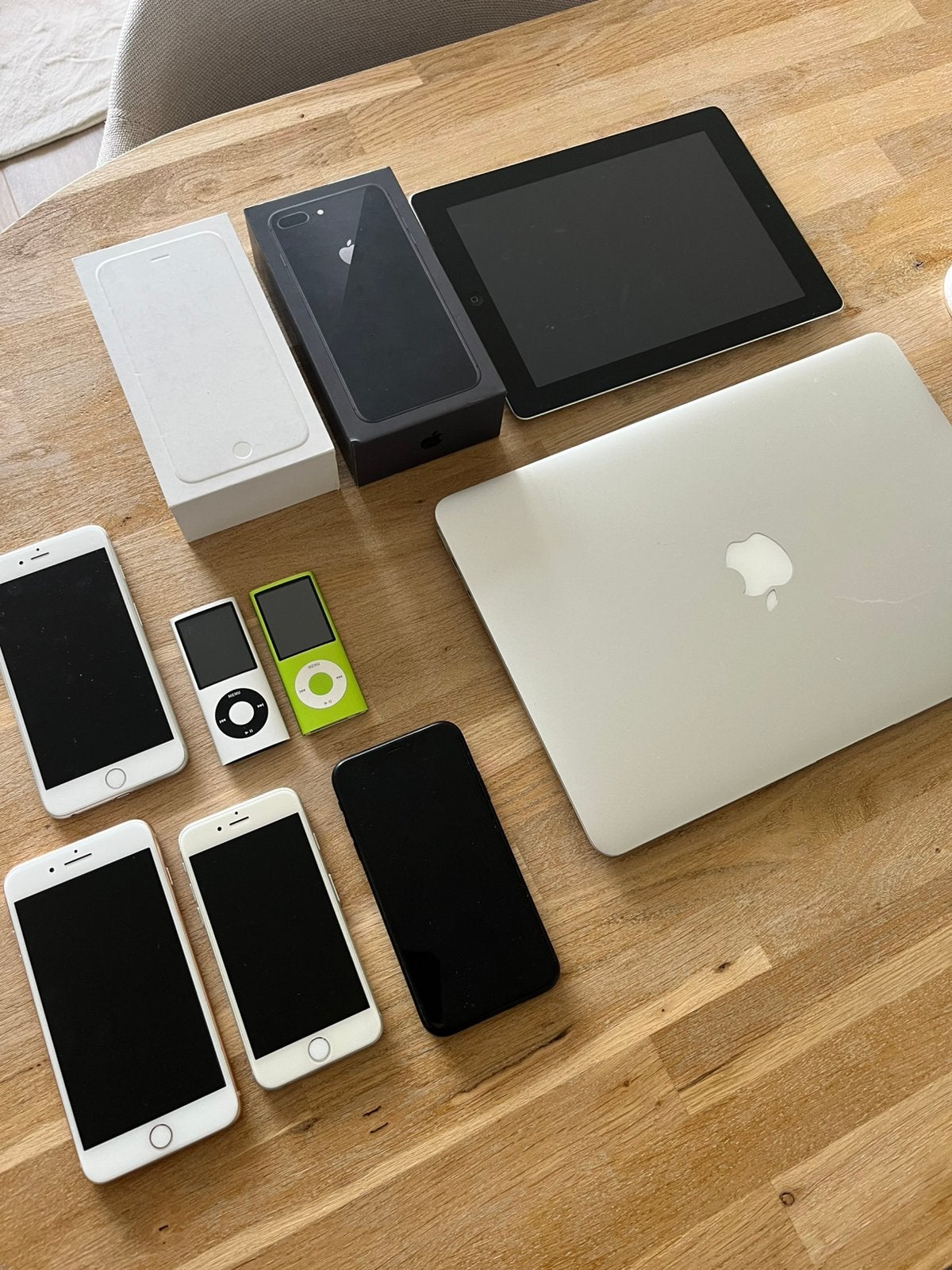 Apple Partij (10 items: MacBook, iPhones, iPods & iPad, Ophalen of Verzenden, Zo goed als nieuw, Zwart, 64 GB
