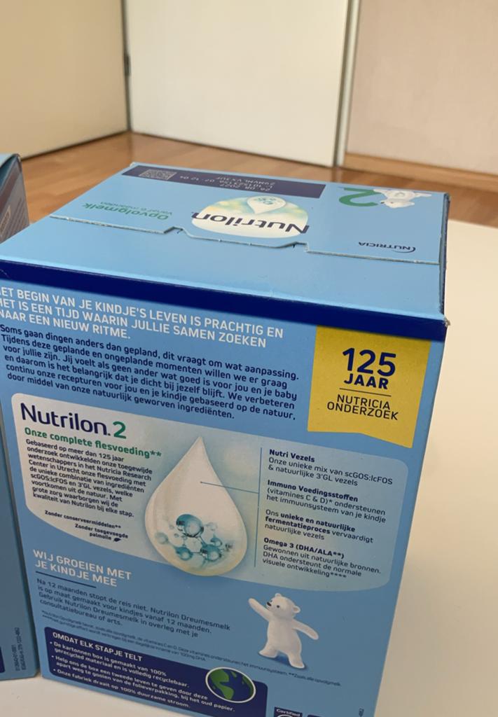 Nutrilon 2 Opvolgmelk - 2x 1.2KG Voordeelpak, Ophalen of Verzenden, Nieuw, Overige typen