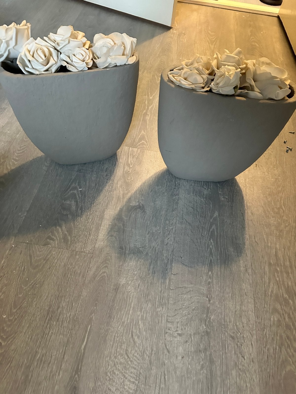 Bloempotten, Rond, Ophalen of Verzenden, Zo goed als nieuw, Aardewerk