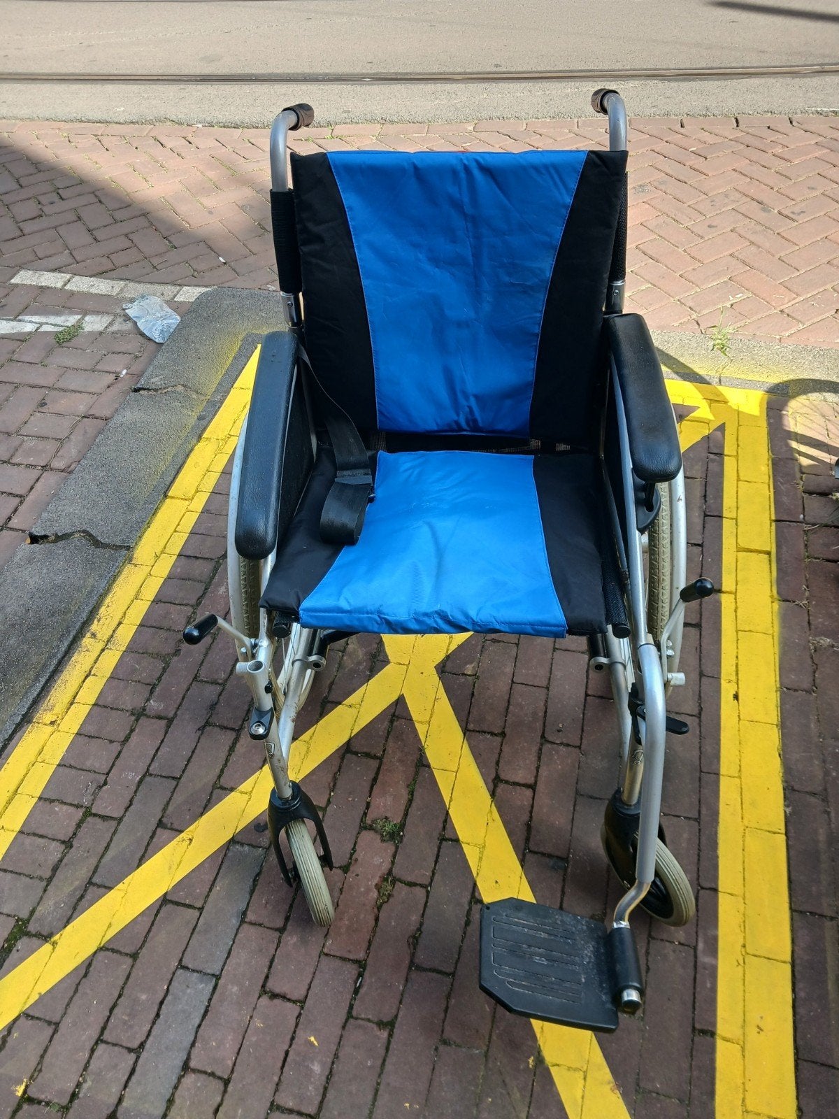 Excel G-lite Pro, blauw/zwart, met, Diversen, Rolstoelen, Ophalen, Duwrolstoel