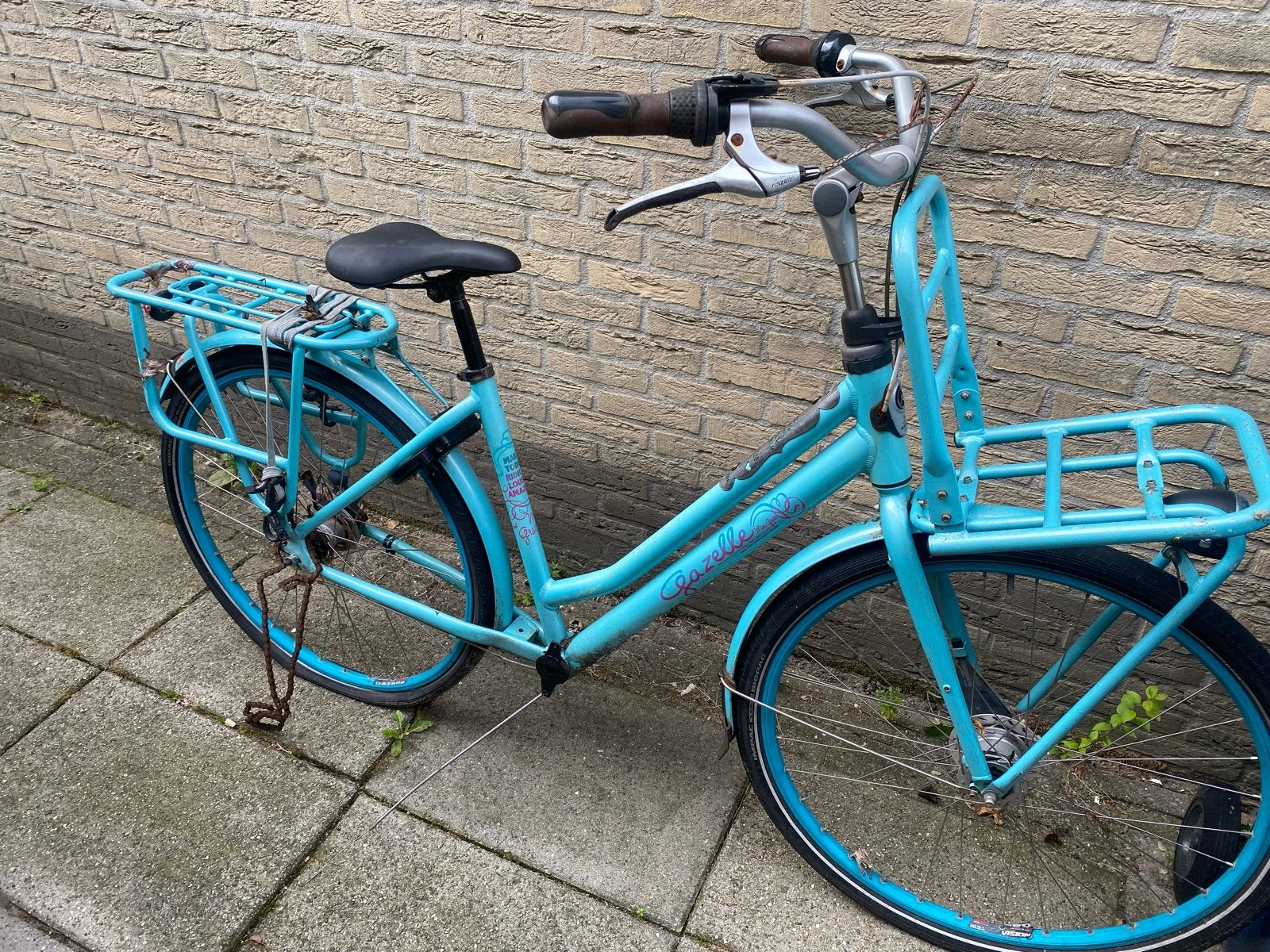 Gazelle Miss Grace/heavy duty onderdelen., Ophalen, Frame, Gebruikt, Aluminium