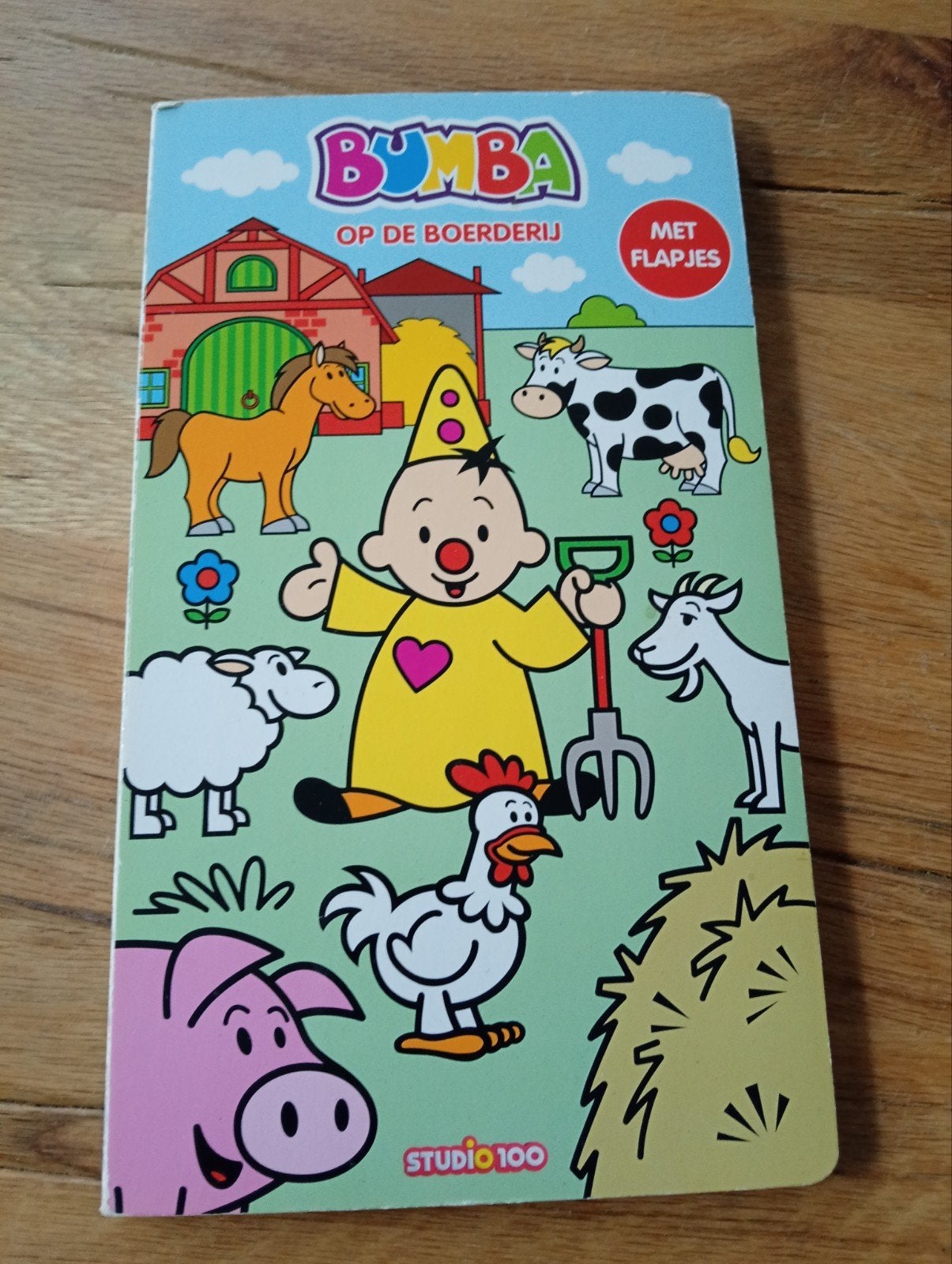 Bumba op de boerderij - Kartonboek met flapjes, Ophalen of Verzenden, Zo goed als nieuw, Jan Maillard, Uitklap-, Voel- of Ontdekboek